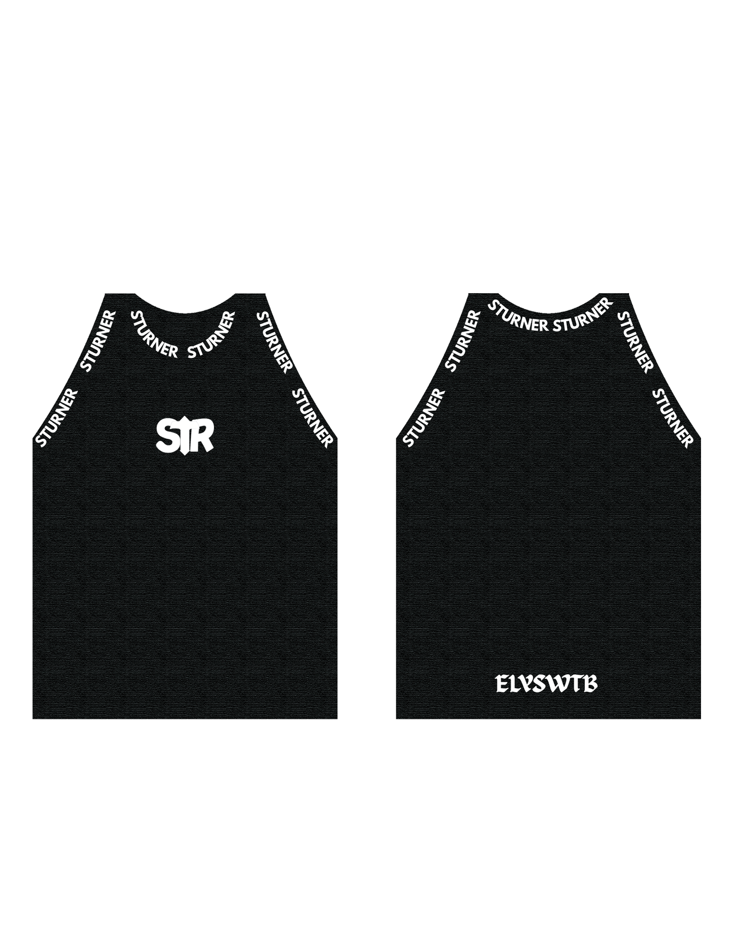 STURNER STR Black Tank Top