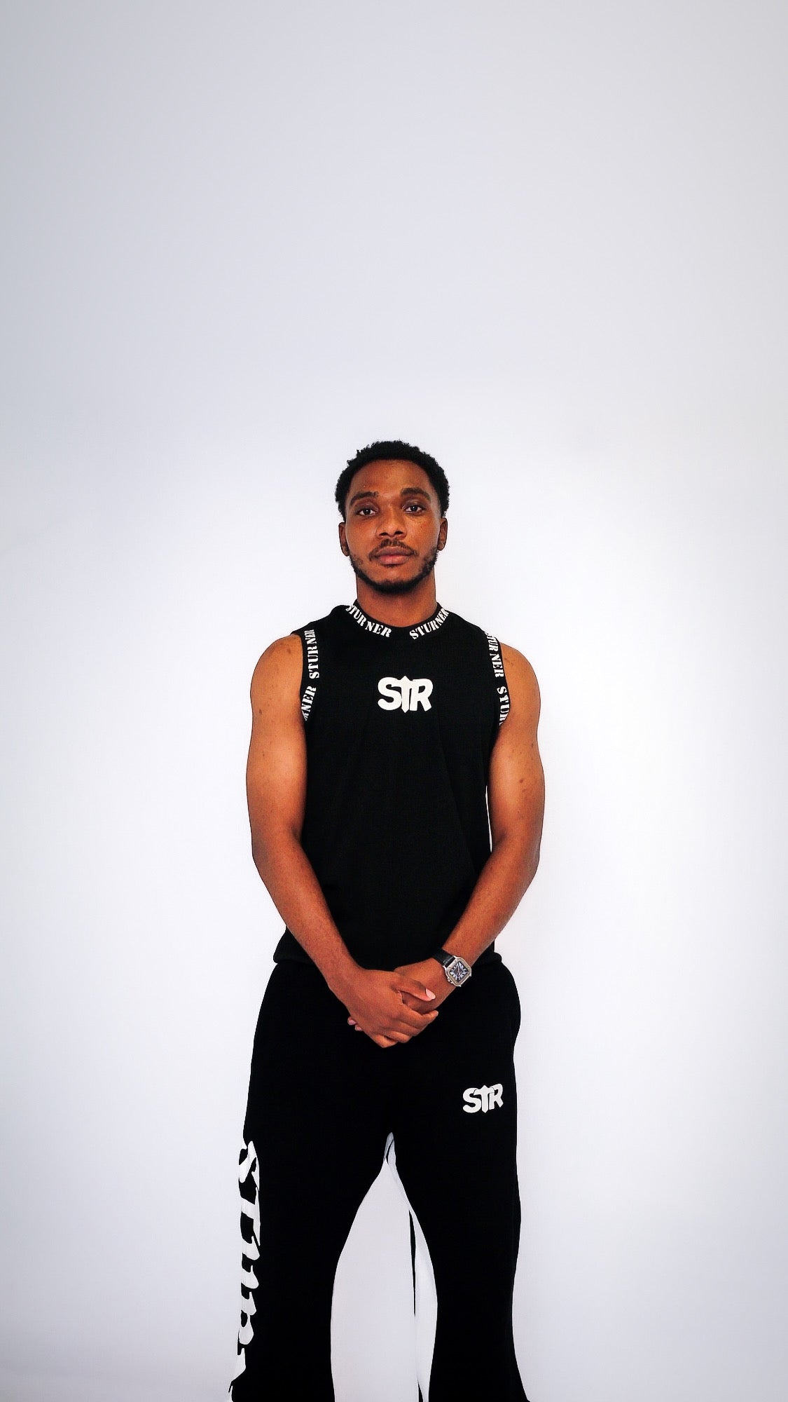 STURNER STR Black Tank Top