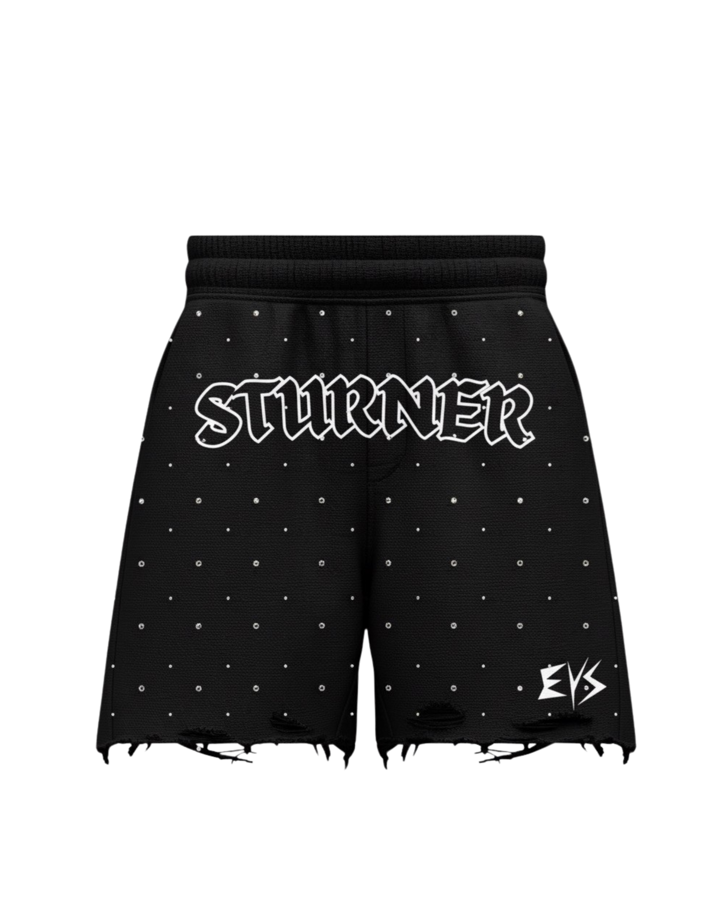 STURNER Black Rhinestone Short
