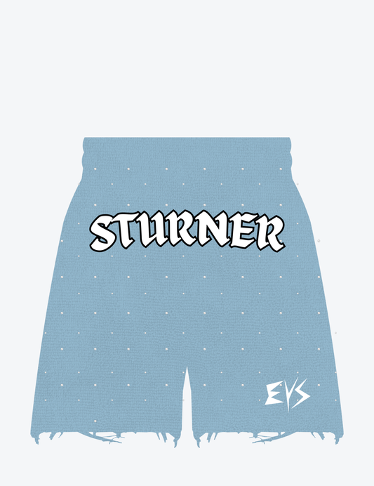 STURNER Blue Rhinestone Short