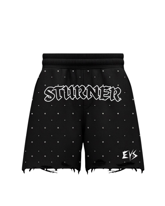 STURNER Black Rhinestone Short