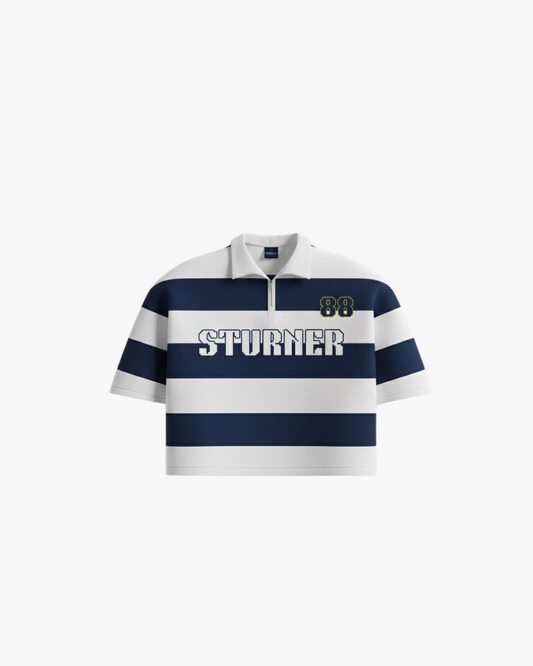 STURNER 88 Half Zipper Polo. (Blue)